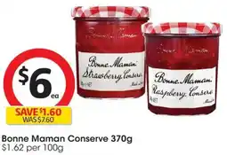 Coles Bonne Maman. Raspberry Consers offer