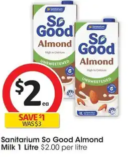Coles Sanitarium So Good Almond Milk offer