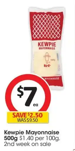 Coles Kewpie Mayonnaise offer
