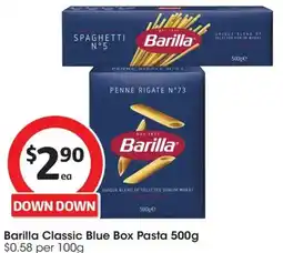 Coles Barilla Classic Blue Box Pasta offer
