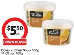 Coles Coles Kitchen Soup offer