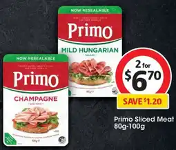 Coles Primo Sliced Meat offer