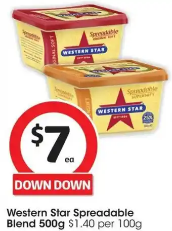 Coles Western Star Spreadable Blend offer