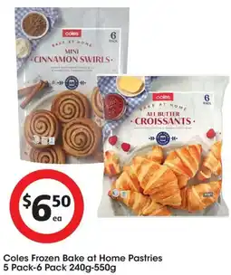 Coles Coles Frozen Bake at Home Pastries offer