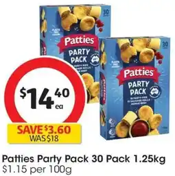 Coles Patties Party Pack 30 Pack offer