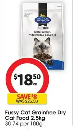 Coles Fussy Cat Grainfree Dry Cat Food offer