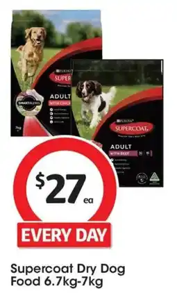 Coles Supercoat Dry Dog Food offer