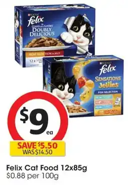 Coles Felix Cat Food offer