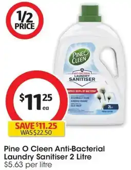 Coles Pine O Cleen Anti-Bacterial Laundry Sanitiser offer