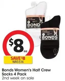 Coles Bonds Women's Half Crew Socks offer