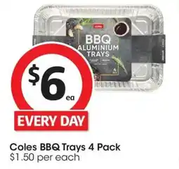 Coles Coles BBQ Trays offer