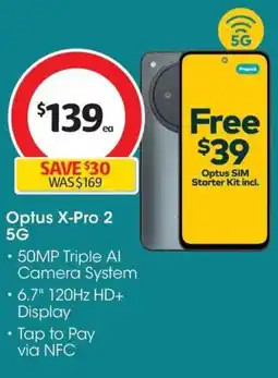 Coles Optus X-Pro 2 5G offer