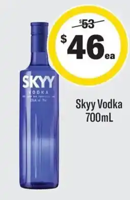 Coles Skyy Vodka offer