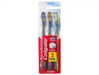 BIG W Colgate 360 Floss Tip Bristles Medium Manual Toothbrush 3 Pack offer