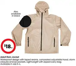 Coles Adult Rain Jacket offer