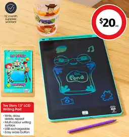 Coles Toy Story 13" LCD Writing Pad offer