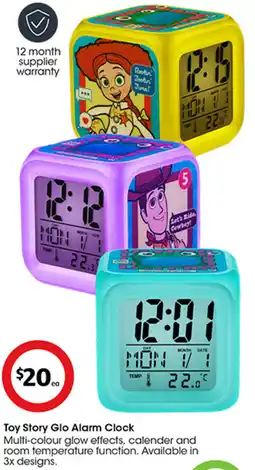Coles Toy Story Glo Alarm Clock offer