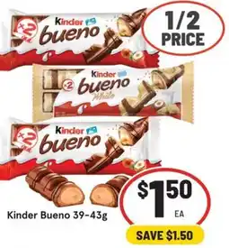IGA Kinder Bueno offer