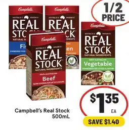 IGA Campbell's Real Stock offer