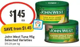 IGA John West Tuna offer