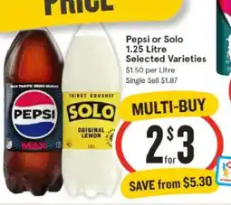 IGA Pepsi or Solo offer