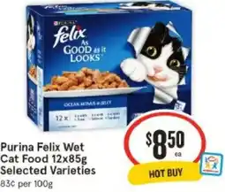 IGA Purina Felix Wet Cat Food offer
