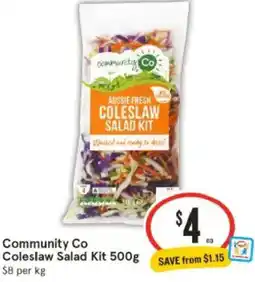 IGA Community Co Coleslaw Salad Kit offer