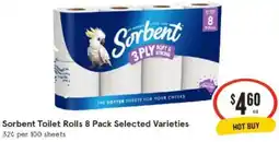 IGA Sorbent Toilet Rolls offer