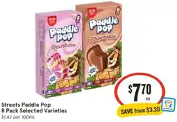 IGA Streets Paddle Pop offer
