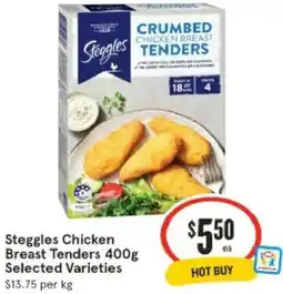 IGA Steggles Chicken Breast Tenders offer