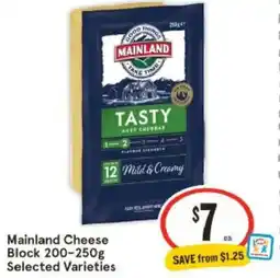 IGA Mainland Cheese Block offer