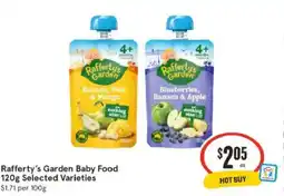 IGA Rafferty's Garden Baby Food offer