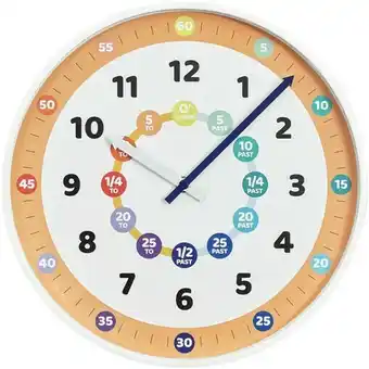 Coles Marketlane Homewares Children’s Educational Clock offer