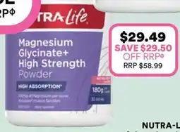 Priceline NUTRA-LIFE Magnesium Glycinate+ High Strength Powder offer