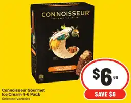 IGA Connoisseur Gourmet Ice Cream offer