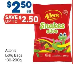 Foodland Allen's Lolly Bags offer