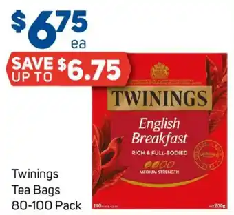 Foodland Twinings Tea Bags offer