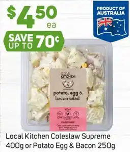 Foodland Local Kitchen Coleslaw Supreme or Potato Egg & Bacon offer