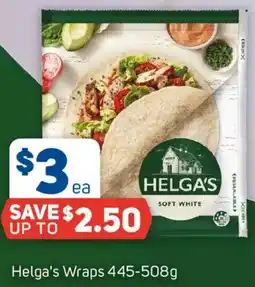 Foodland Helga's Wraps offer
