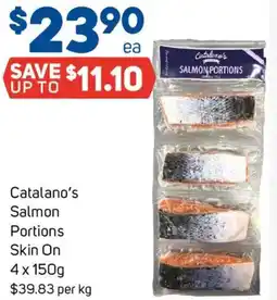 Foodland Catalano's Salmon Portions offer