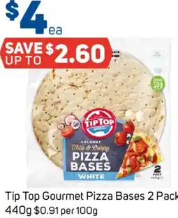 Foodland Tip Top Gourmet Pizza Bases offer