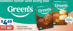 Foodland Green's Deluxe Cake Mix offer