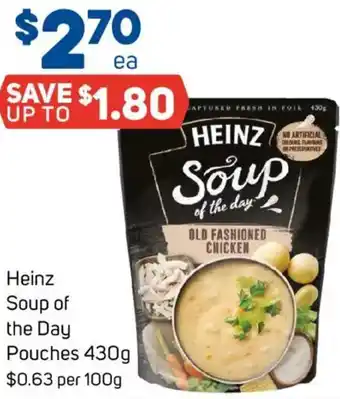 Foodland Heinz Soup of the Day Pouches offer