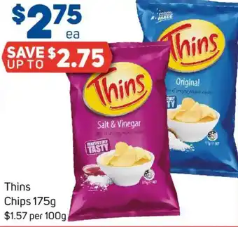Foodland Thins Chips offer
