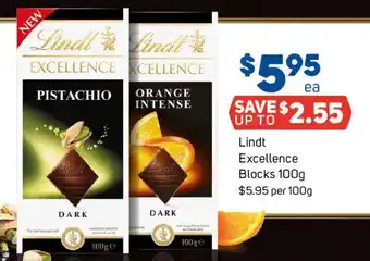 Foodland Lindt Excellence Blocks offer