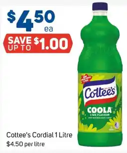 Foodland Cottees Cordial offer