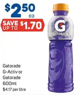 Foodland Gatorade G Activ or Gatorade offer