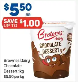 Foodland Brownes Dairy Chocolate Dessert offer