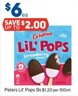 Foodland Peters Lil Pops 9s offer