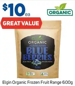 Foodland Elgin Organic Frozen Fruit Range offer